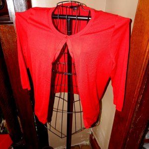 Ladies TALBOTS PETITE Cardigan Sweater ~ Lightweight ~ 3/4 Sleeve ~ Size LP